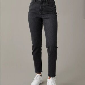American Eagle Outfitters Dark Gray Women's Straight Leg Jeans